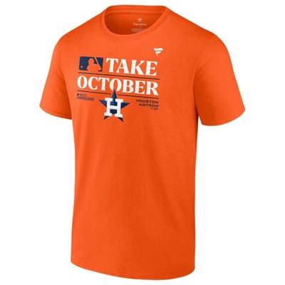 Shop Fanatics Branded  Orange Houston Astros 2023 Postseason Locker Room T-shirt