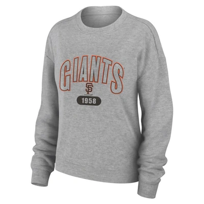 Shop Wear By Erin Andrews Gray San Francisco Giants  Knitted Lounge Set