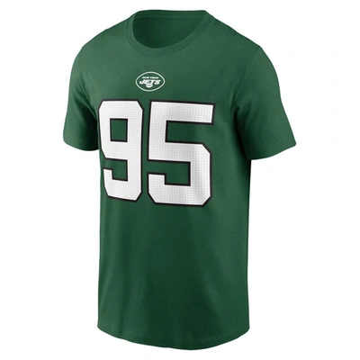 Shop Nike Quinnen Williams Green New York Jets Player Name & Number T-shirt