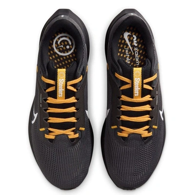 unisex pittsburgh steelers nike white zoom pegasus 37 running shoe