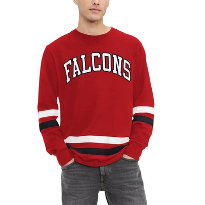 Shop Tommy Hilfiger Red/black Atlanta Falcons Nolan Long Sleeve T-shirt