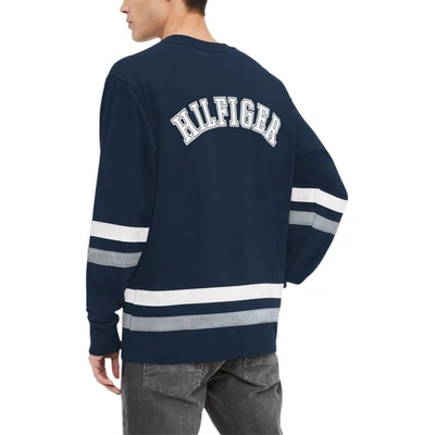 Shop Tommy Hilfiger Navy Dallas Cowboys Nolan Long Sleeve T-shirt