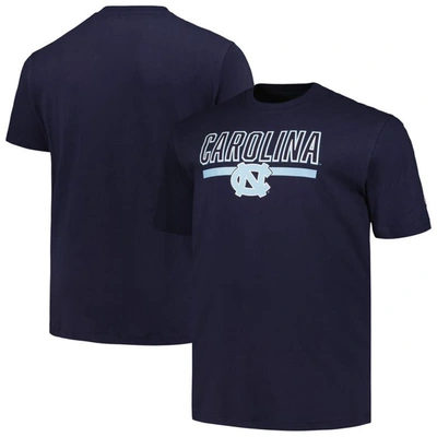 Shop Profile Navy North Carolina Tar Heels Big & Tall Team T-shirt