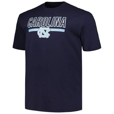 Shop Profile Navy North Carolina Tar Heels Big & Tall Team T-shirt