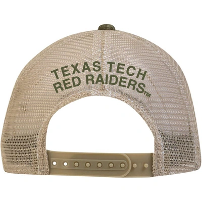 Shop Under Armour Camo Texas Tech Red Raiders Sideline Blitzing Trucker Performance Adjustable Hat