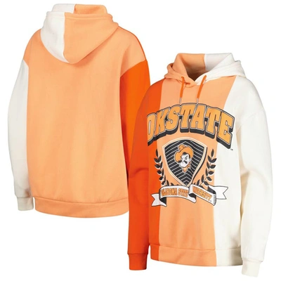 Shop Gameday Couture Orange Oklahoma State Cowboys Hall Of Fame Colorblock Pullover Hoodie