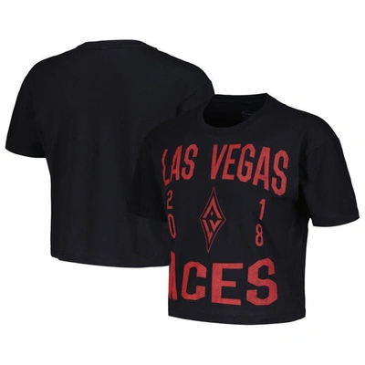 Shop Stadium Essentials Black Las Vegas Aces City Year Cropped T-shirt