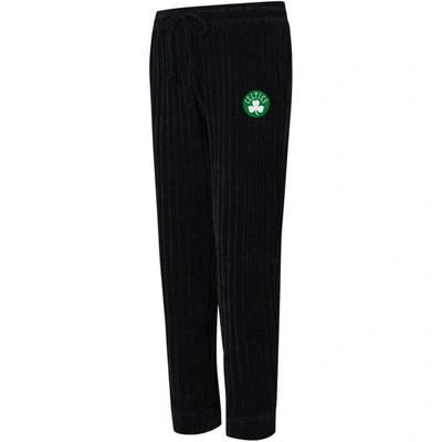 Shop College Concepts Black Boston Celtics Linger Pants