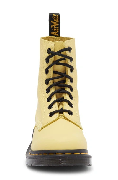 Shop Dr. Martens' 1460 Pascal Boot In Lemon Yellow