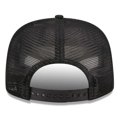 Shop New Era Black Chicago Cubs  Street Team A-frame Trucker 9fifty Snapback Hat