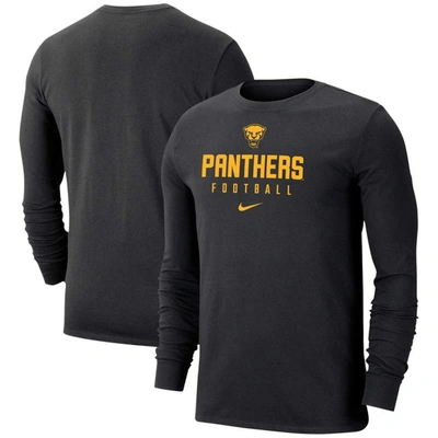 Shop Nike Black Pitt Panthers Changeover Long Sleeve T-shirt