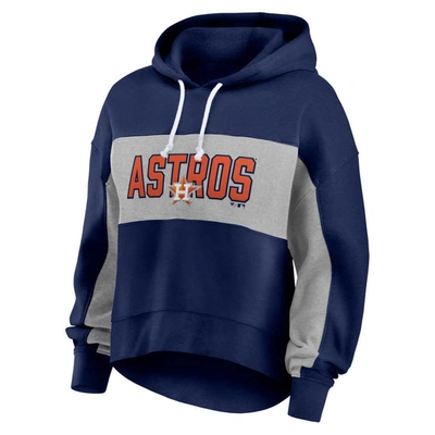 Shop Profile Navy Houston Astros Plus Size Pullover Hoodie