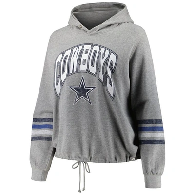 Shop 47 ' Heather Gray Dallas Cowboys Plus Size Upland Bennett Pullover Hoodie