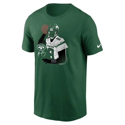 Shop Nike Aaron Rodgers Green New York Jets Player Graphic T-shirt