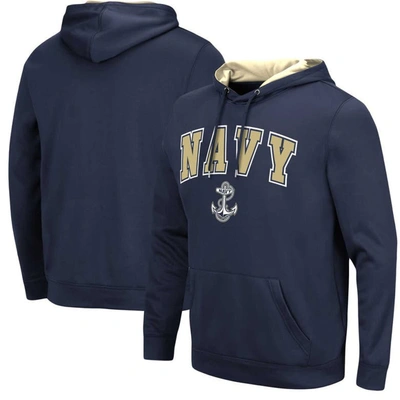 Shop Colosseum Navy Navy Midshipmen Resistance Pullover Hoodie