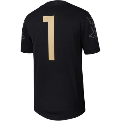 Shop Nike #1 Black Ucf Knights Untouchable Football Replica Jersey
