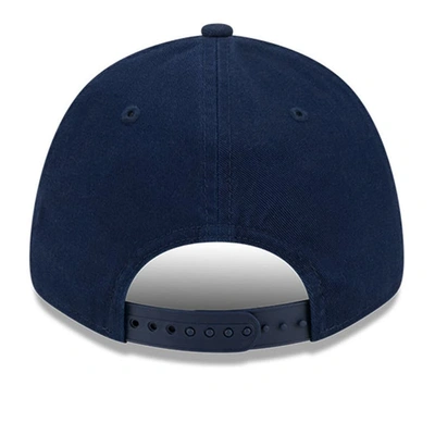 Shop New Era Navy Tennessee Titans Outline 9forty Snapback Hat