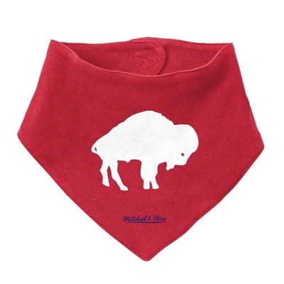 Shop Mitchell & Ness Newborn & Infant  Red/royal Buffalo Bills Throwback Big Score Bodysuit, Bib & Bootie