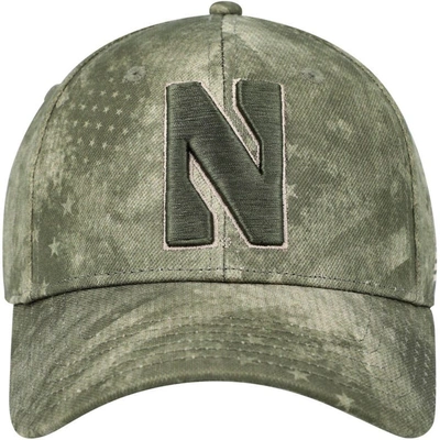 Shop Under Armour Camo Northwestern Wildcats Blitzing Performance Adjustable Hat