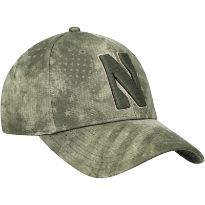 Shop Under Armour Camo Northwestern Wildcats Blitzing Performance Adjustable Hat