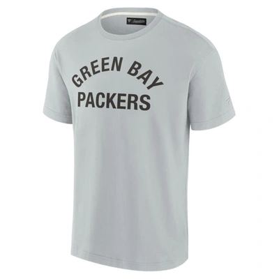 Shop Fanatics Signature Unisex  Gray Green Bay Packers Elements Super Soft Short Sleeve T-shirt