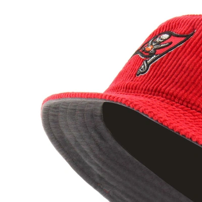 Shop 47 ' Red Tampa Bay Buccaneers Thick Cord Bucket Hat