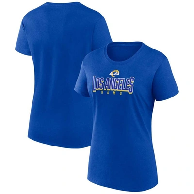 Shop Fanatics Branded  Royal Los Angeles Rams Route T-shirt