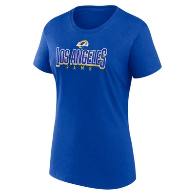 Shop Fanatics Branded  Royal Los Angeles Rams Route T-shirt