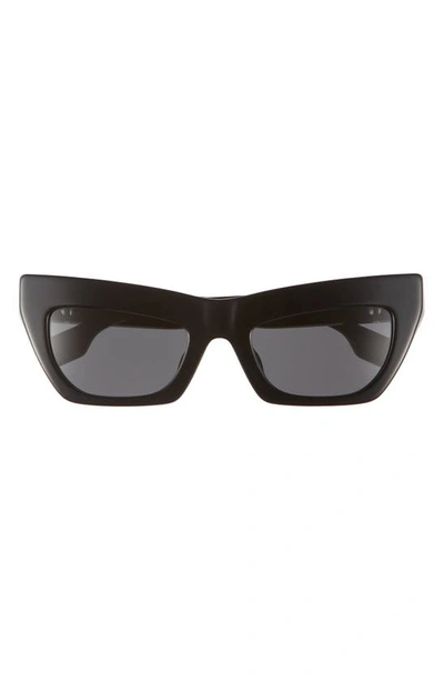 Shop Burberry 51mm Cat Eye Sunglasses In Black