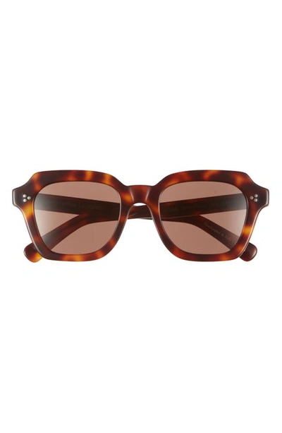 Shop Oliver Peoples Kienna 51mm Square Sunglasses In Dark Brown