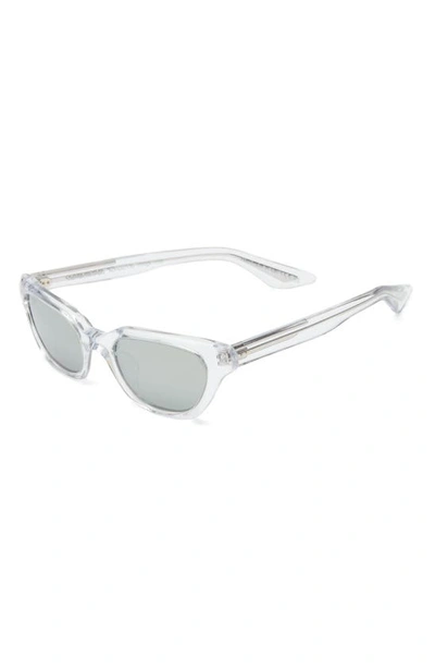 Oliver Peoples 52mm X Khaite 1983c Cat Eye Sunglasses In Crystal