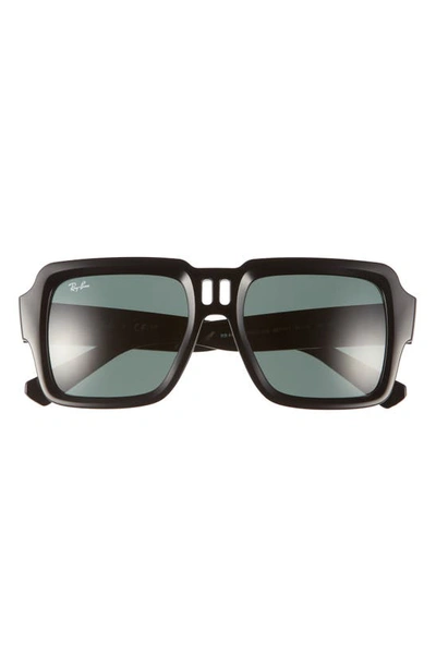 Shop Ray Ban Ray-ban Magellan 54mm Square Sunglasses In Black