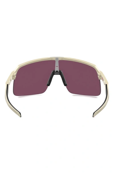 Shop Oakley Sutro Lite Prizm™ Wrap Shield Sunglasses In Sand