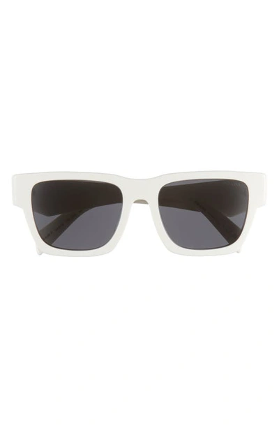 Shop Prada Symbole 54mm Pillow Sunglasses In Bone