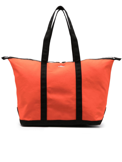 Shop Apc A.p.c. X Jw Anderson Orange Tote Bag In Arancione