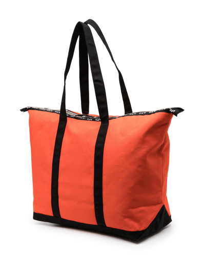 Shop Apc A.p.c. X Jw Anderson Orange Tote Bag In Arancione