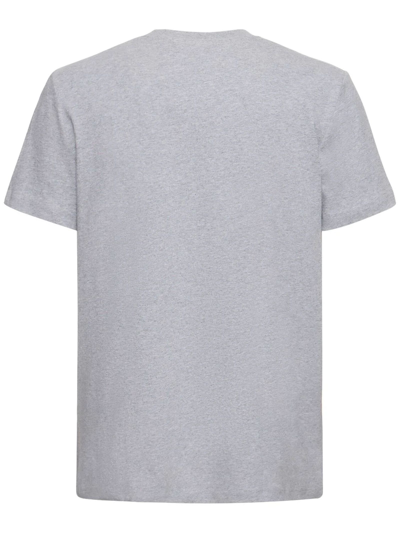 Shop Apc Grey Cotton T-shirt In Grigio
