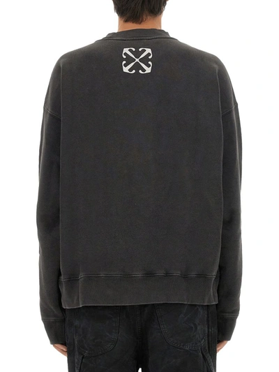 Shop Off-white Bacchus Skate Print Sweatshirt In Black