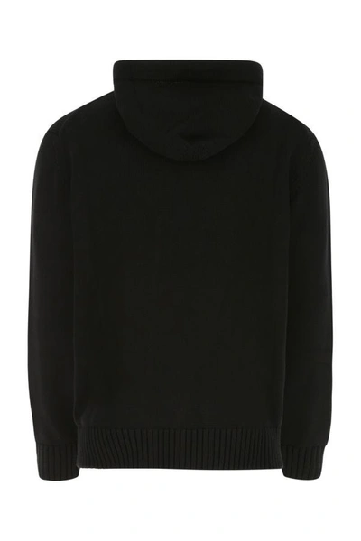 Shop Alyx Man Black Cotton Sweater