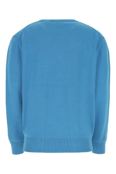 Shop Alyx Man Turquoise Cotton Sweater In Blue