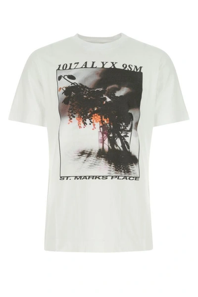 Shop Alyx Man White Cotton T-shirt