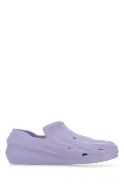 Shop Alyx Unisex Lilac Rubber Mono Slip Ons In Purple
