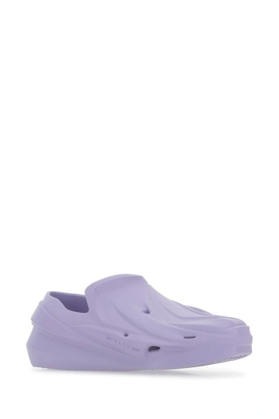 Shop Alyx Unisex Lilac Rubber Mono Slip Ons In Purple