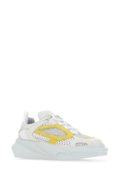 Shop Alyx Unisex Two-tone Leather Hiking Sneakers In Multicolor