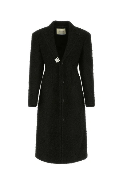 Shop Alyx Woman Black Boucle Coat