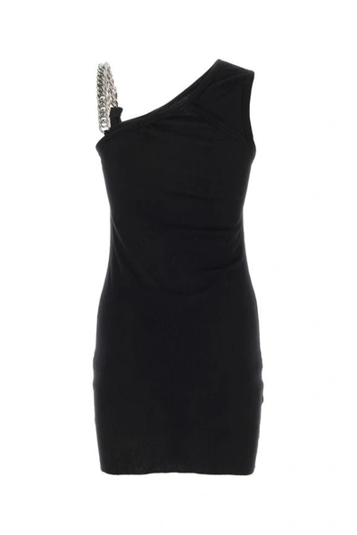 Shop Alyx Woman Black Cotton Mini Dress