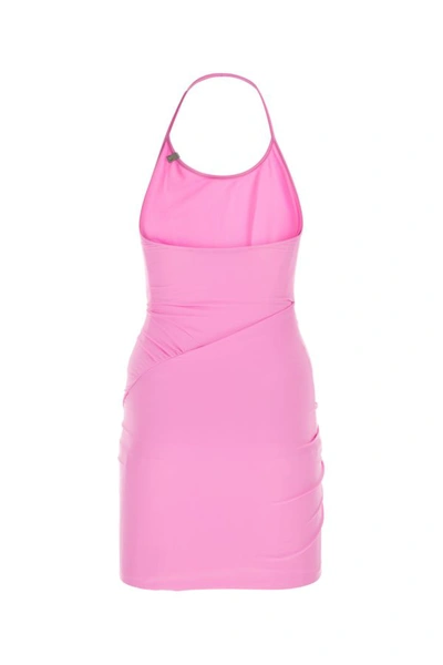 Shop Alyx Woman Pink Satin Mini Dress