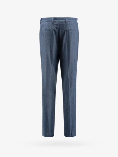 Shop Brunello Cucinelli Man Trouser Man Blue Pants