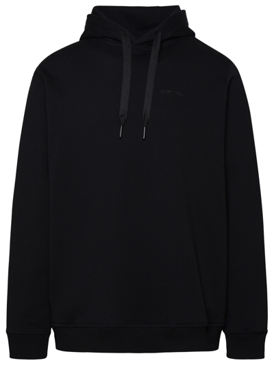 Shop Burberry Man Enra Cotton Sweatshirt In Black
