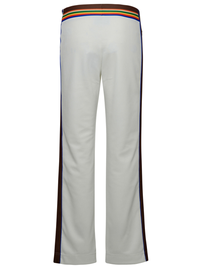 Shop Casablanca Woman  White Polyester Pants